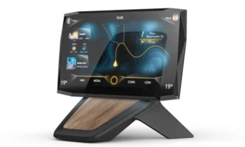 Continental unveils transparent infotainment display made of Swarovski Crystal