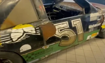 "Days Of Thunder" race cars found rotting in forest
