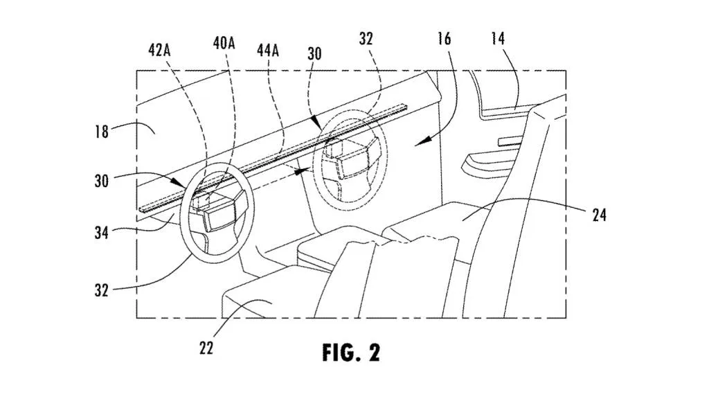 Ford steering wheel assist handle patent image Ford steering wheel assist handle patent image