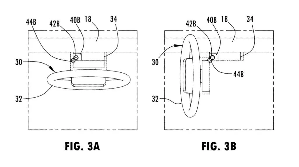 Ford steering wheel assist handle patent image Ford steering wheel assist handle patent image