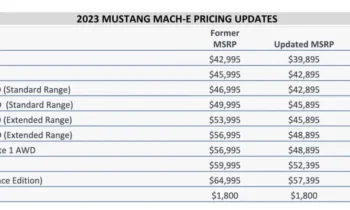 Ford cuts Mach-E EV prices by thousands as sales plunge