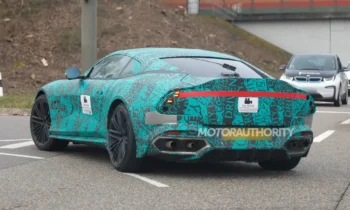 2025 Aston Martin DBS successor spied with radical new look