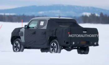 2025 Kia Tasman midsize pickup spied for first time